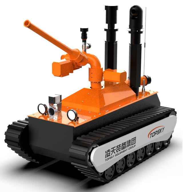 消防干粉滅火機(jī)器人【電動(dòng)】 （第3代，語(yǔ)音控制+輕量化+干粉滅火）