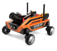 便攜式電動輪式四驅滅火機器人 (第3代，輪式）